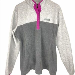 Columbia Fleece Jacket Size 1X color blocking